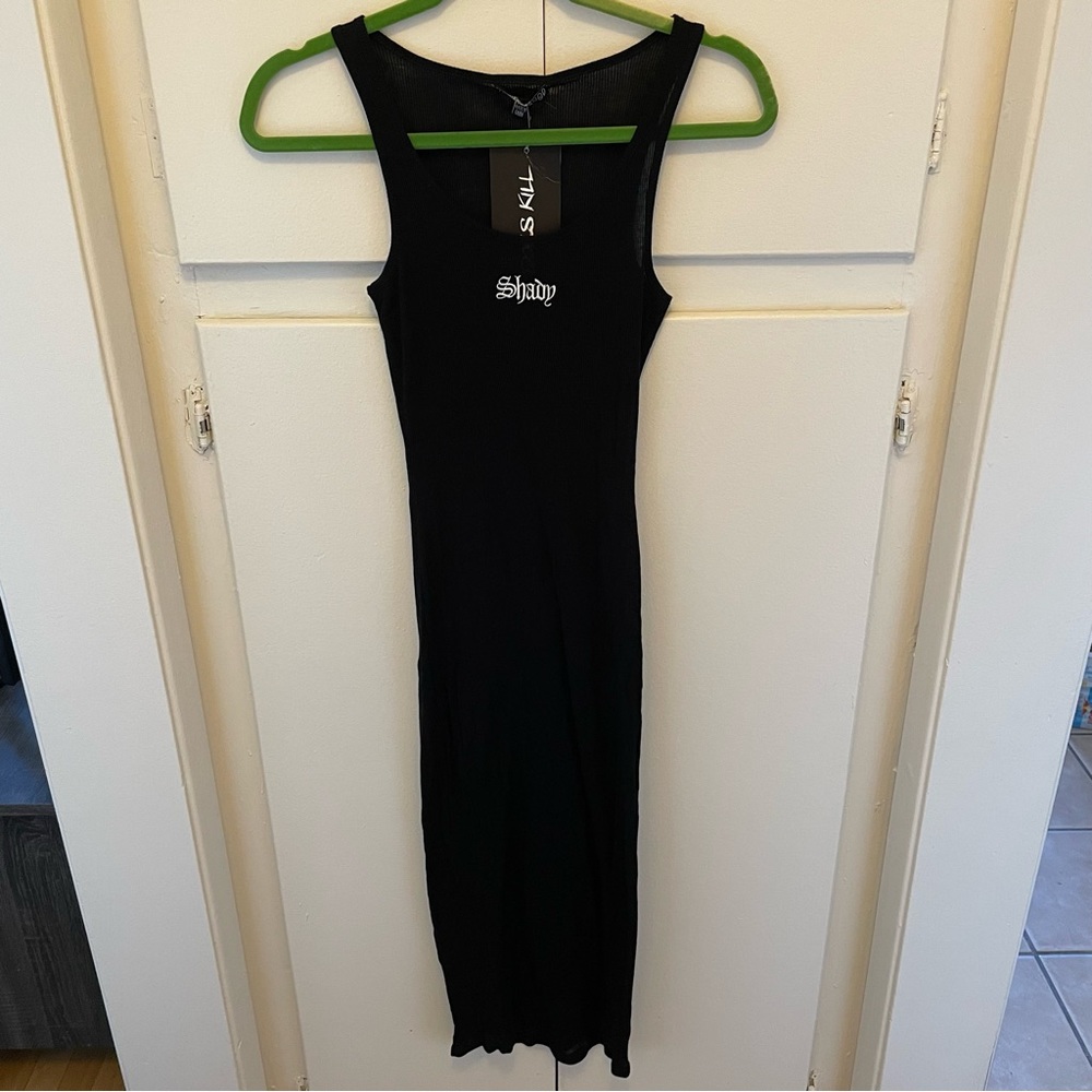 NWT Dolls Kill Shady Shift Maxi Dress